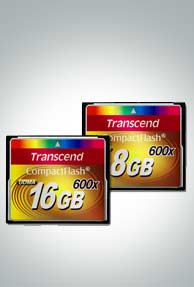 Transcend launches 600X CF cards for photographers